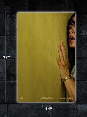 The Backrooms horror movie poster - 11x17 wall art print merch creepypasta meme